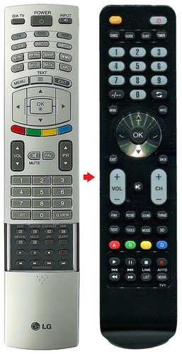 Telecomando ricambio per lg - ricambio,